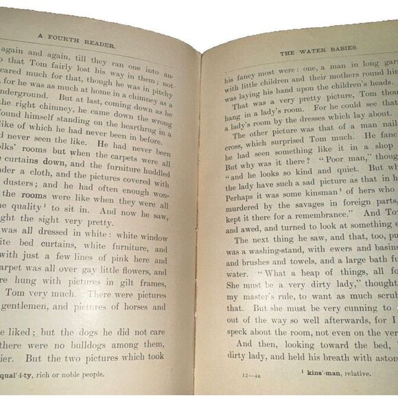 Vintage A Fourth Reader of California State Series 1910 Arnold Gilbert - Picture 7 of 10